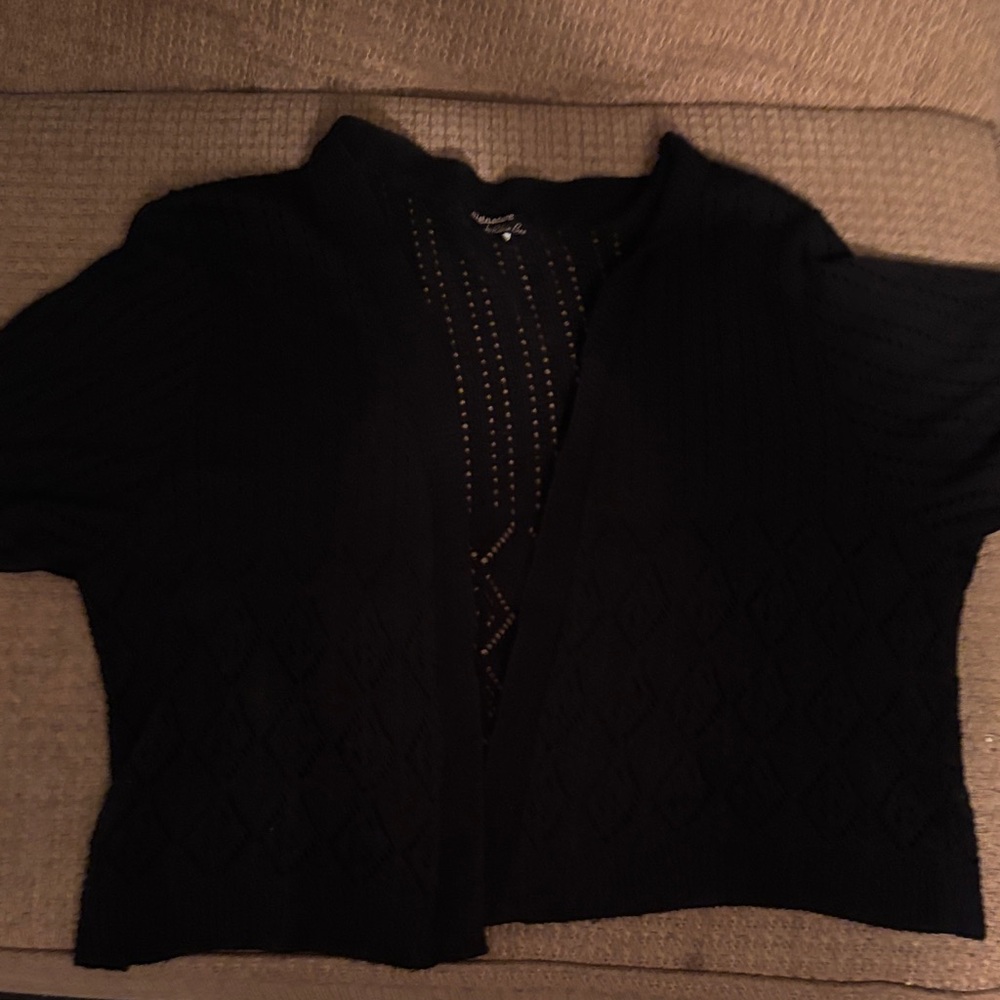 Signature by Robbie Bee Black Cardigan
